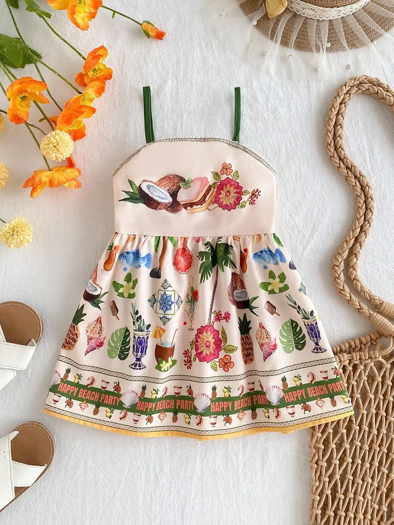 KIDS Baby Girl Tropical Print Casual Vacation Sleeveless Dress
KIDS Baby Girl Tropical Print Casual Vacation Sleeveless Dress