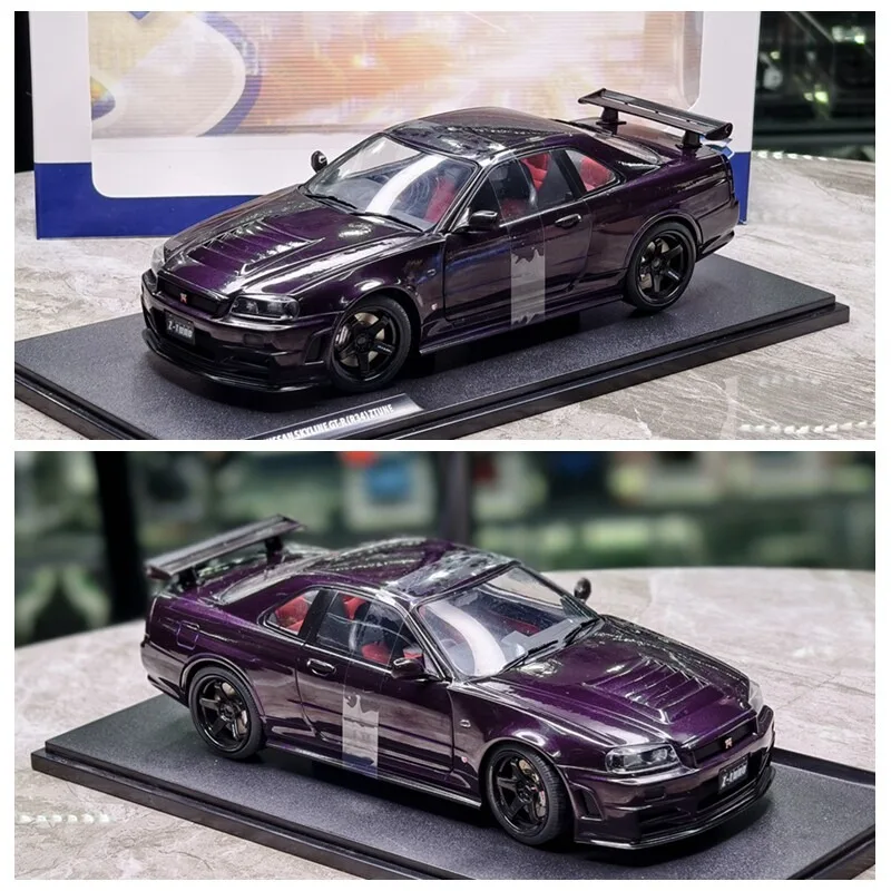 Flaws Diecast SOLIDO 1:18 Scale SKYLINE R34 GTR Z TUNE 1999 S1804311 Alloy Car Model
Flaws Diecast SOLIDO 1:18 Scale SKYLINE R34 GTR Z TUNE 1999 S1804311 Alloy Car Model