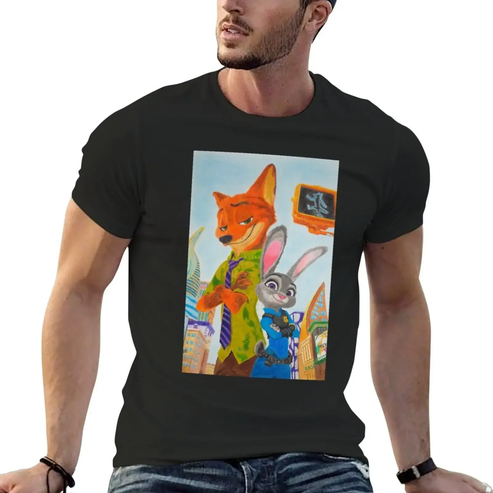 Zootropolis T-Shirt Aesthetic clothing hippie clothes vintage graphic tee black t shirts for men
Zootropolis T-Shirt Aesthetic clothing hippie clothes vintage graphic tee black t shirts for men