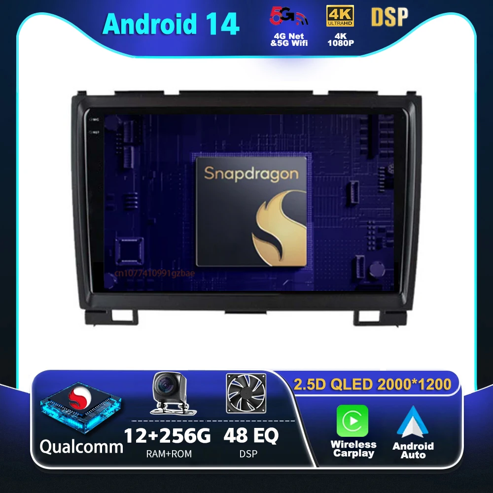 Автомобильное радио Android 14 Carplay для Great Wall Haval Hover H5 H3 2011-2016 Мультимедийный видеоплеер Навигация GPS Стерео 2Din DVD
Автомобильное радио Android 14 Carplay для Great Wall Haval Hover H5 H3 2011-2016 Мультимедийный видеоплеер Навигация GPS Стерео 2Din DVD