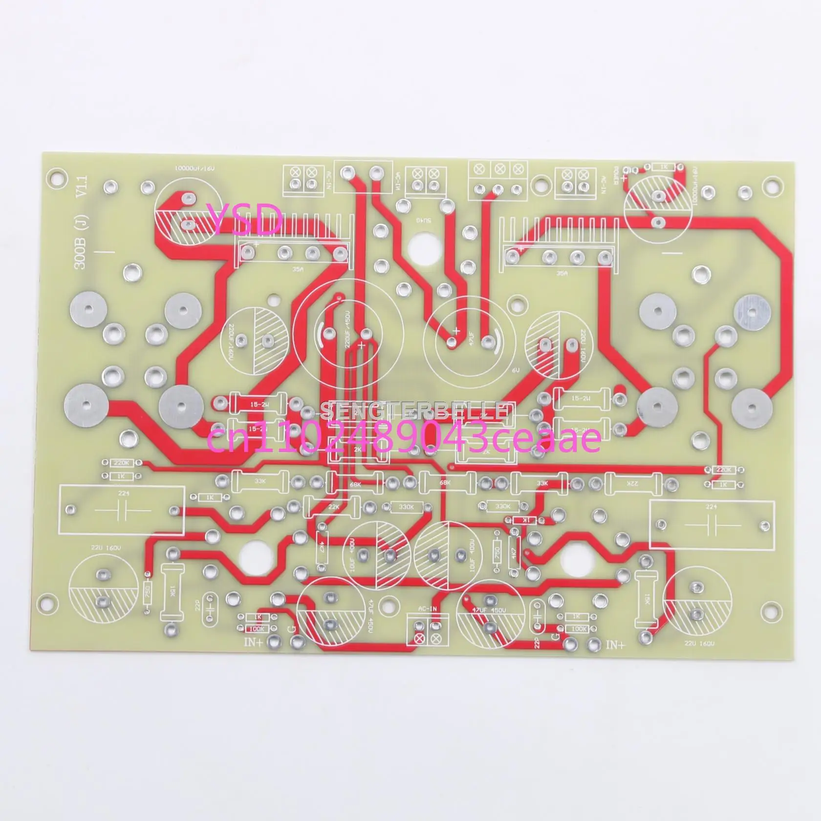 Плата питания HiFi 300B, однополярная, класс А
Плата питания HiFi 300B, однополярная, класс А