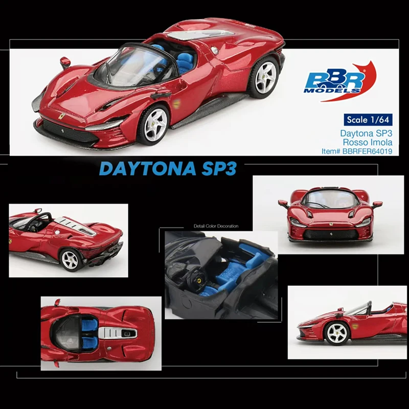 Предпродажа BBR 1:64 Daytona SP3 Rosso Imola литая под давлением диорама модель автомобиля коллекция миниатюрная игрушка
Предпродажа BBR 1:64 Daytona SP3 Rosso Imola литая под давлением диорама модель автомобиля коллекция миниатюрная игрушка