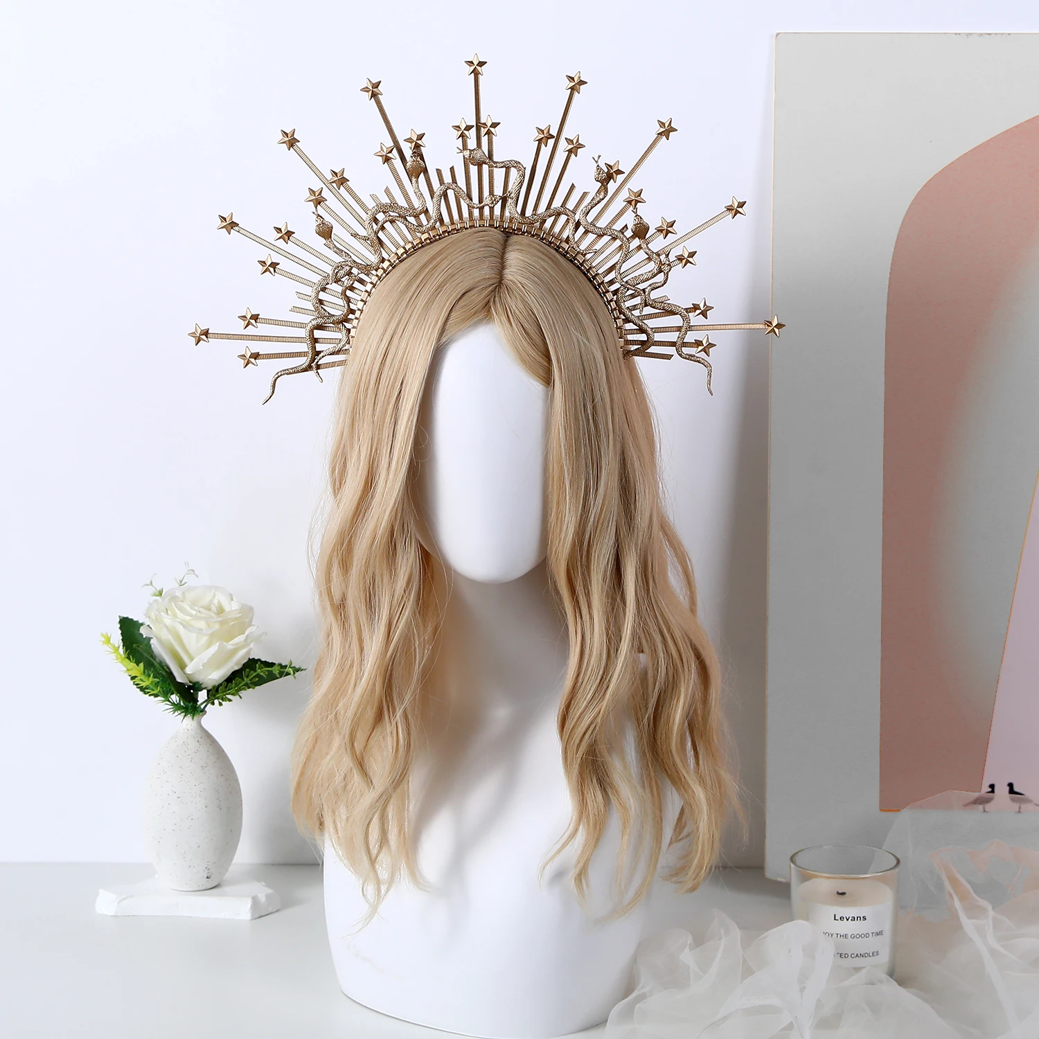 1 Elegant Medusa Snake Theme Headpiece - Retro Greek Mythical Water Diamond Halo Women's Headpiece, Perfect for Mythical Party C
1 Elegant Medusa Snake Theme Headpiece - Retro Greek Mythical Water Diamond Halo Women's Headpiece, Perfect for Mythical Party C