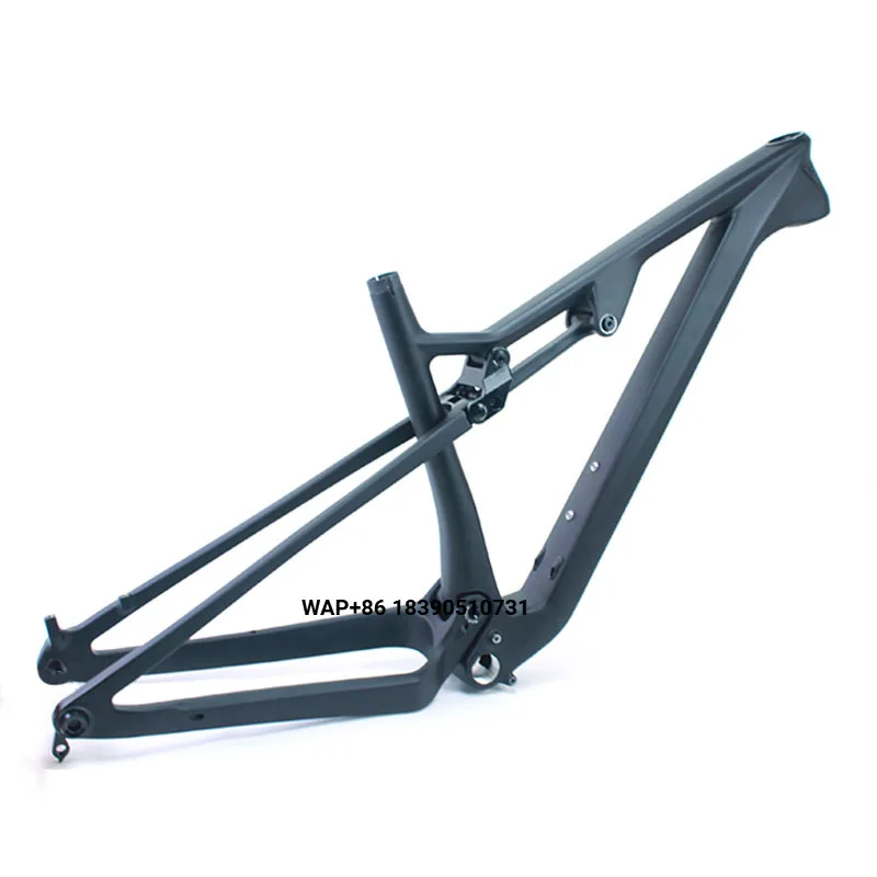 New Design Disc-brake Full Suspension Xc Bike Frame 29er Thru-axle Model Internal Cable Matte Bike Frame Carbon Fiber
New Design Disc-brake Full Suspension Xc Bike Frame 29er Thru-axle Model Internal Cable Matte Bike Frame Carbon Fiber