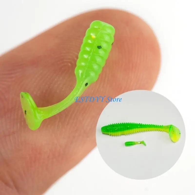 G6DE 50Pcs Soft Fishing Lures 1.5cm Artificial Baits Small Paddle Tail Swimbaits Tiny Fishing Lures for Trout Swim Baits
G6DE 50Pcs Soft Fishing Lures 1.5cm Artificial Baits Small Paddle Tail Swimbaits Tiny Fishing Lures for Trout Swim Baits