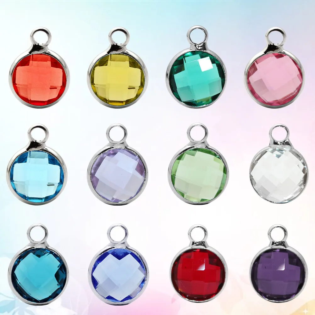12Pcs Crystal Pendants 12 Colors Premium Rhinestone Gemstone Findings DIY Jewelry Making Charms for Necklace Keyring Sweater
12Pcs Crystal Pendants 12 Colors Premium Rhinestone Gemstone Findings DIY Jewelry Making Charms for Necklace Keyring Sweater