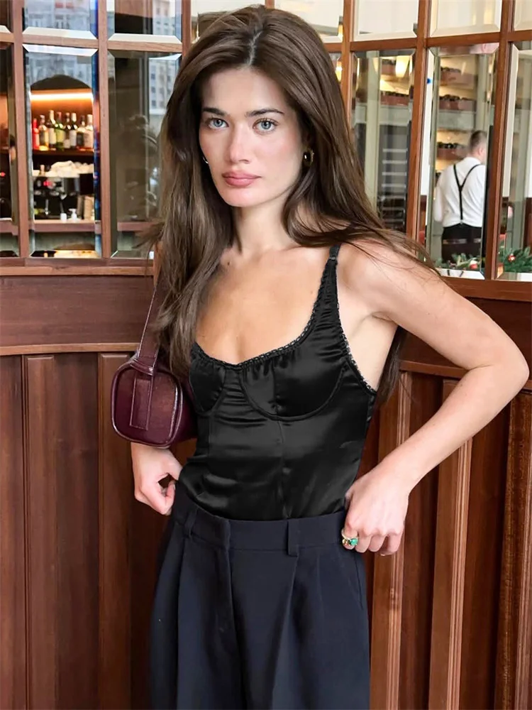 Tossy Sexy Commute Patchwork Tank Top Female Backless Contrast Slim Elegant Cropped Top Pullover Women's Summer Vest Y2k Top New
Tossy Sexy Commute Patchwork Tank Top Female Backless Contrast Slim Elegant Cropped Top Pullover Women's Summer Vest Y2k Top New