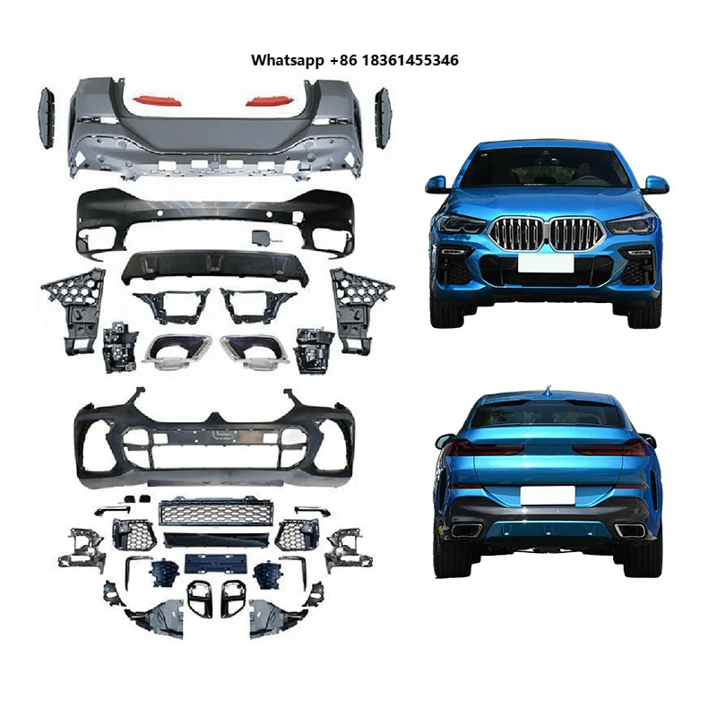 For X62020-2022 G06 Car Modification Upgrade M-Tech Body Kit Front Rear Bumper Lip Grille Exhaust Tailpipe Suitable
For X62020-2022 G06 Car Modification Upgrade M-Tech Body Kit Front Rear Bumper Lip Grille Exhaust Tailpipe Suitable