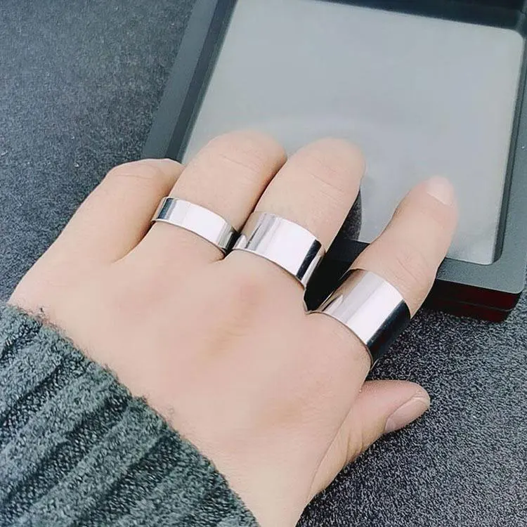 Personalized Punk 10mm 15mm Widen Knuckle Rings Men Jewelry High Polished Glossy Opening Adjustable Stainless Steel Rings Boys
Personalized Punk 10mm 15mm Widen Knuckle Rings Men Jewelry High Polished Glossy Opening Adjustable Stainless Steel Rings Boys