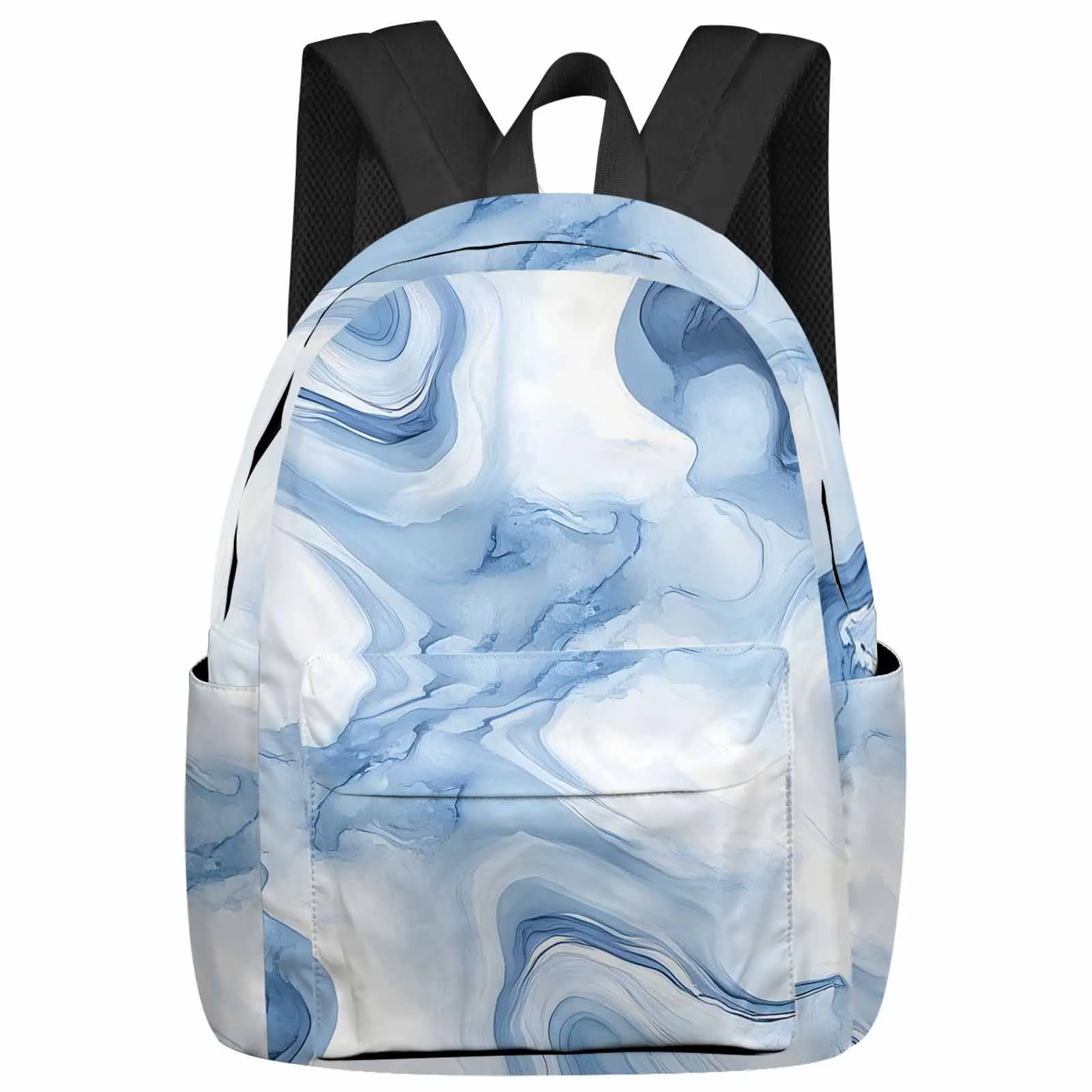 Blue White Theme Modern Marble Texture Backpacks Teenagers Student School Bags Men Women Travel Mochila
Blue White Theme Modern Marble Texture Backpacks Teenagers Student School Bags Men Women Travel Mochila