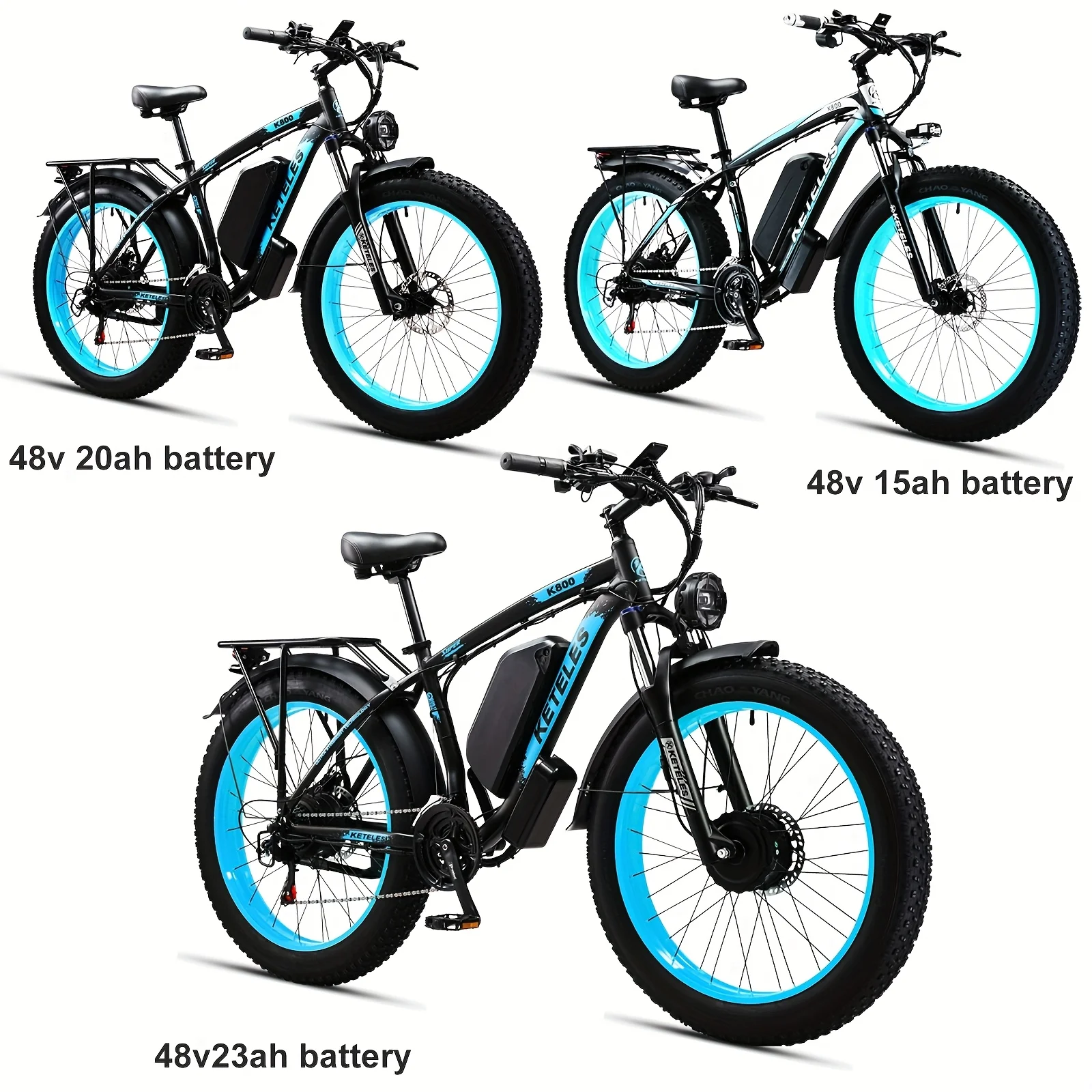 Adult Electric Bike with 48V 15/20/23AH Battery (Dual Motor on 23AH), 720W Brushless Motor, 21 Speed Shimano Gear
Adult Electric Bike with 48V 15/20/23AH Battery (Dual Motor on 23AH), 720W Brushless Motor, 21 Speed Shimano Gear