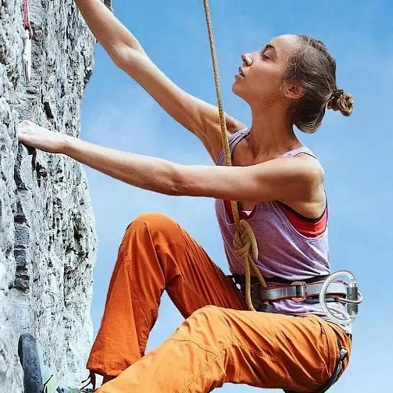 Climbing Carabiner Screwgate Locking Carabiner D Shape Screw Lock Autolock Carabiner Clip Outdoor Equipment For Rock Climbing
Climbing Carabiner Screwgate Locking Carabiner D Shape Screw Lock Autolock Carabiner Clip Outdoor Equipment For Rock Climbing