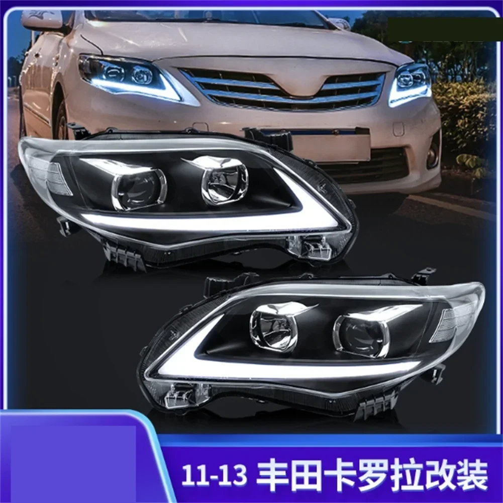 Автомобильный светодиодный передний фонарь в сборе для 11-13 Toyota Corolla DRL дневные ходовые огни указатель поворота 2 шт.
Автомобильный светодиодный передний фонарь в сборе для 11-13 Toyota Corolla DRL дневные ходовые огни указатель поворота 2 шт.