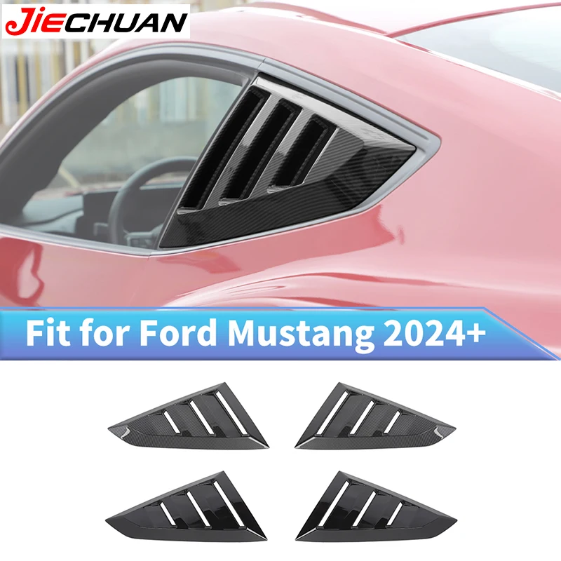 JIECHUAN Car rear Window Louvers Fit For Ford Mustang 2024 2025 Up,Auto Exterior Accessories Body Kits
JIECHUAN Car rear Window Louvers Fit For Ford Mustang 2024 2025 Up,Auto Exterior Accessories Body Kits