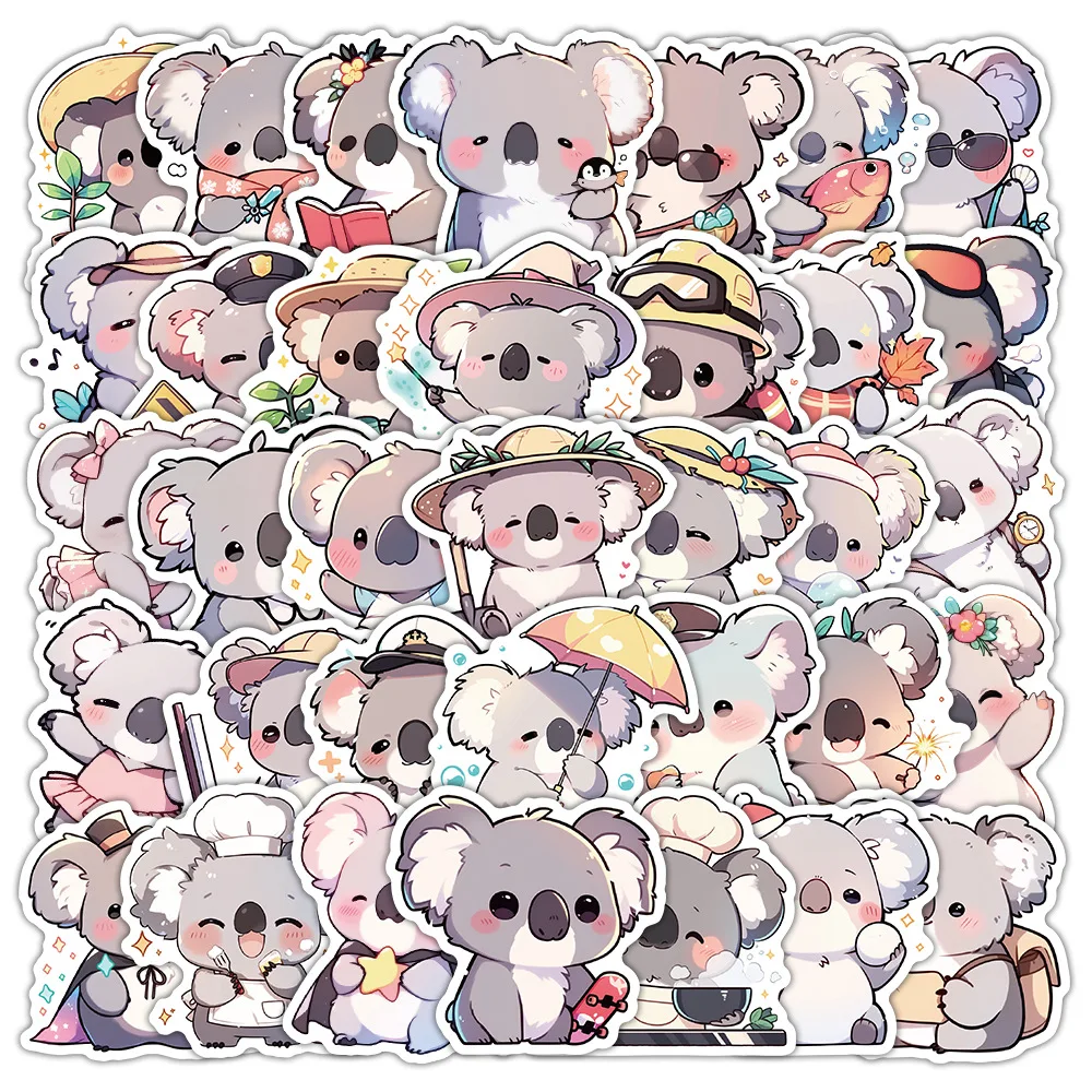 10/30/54PCS Cartoon Cute Koala Stickers Kawaii Funny Personalized Creative Doodle Waterproof Decal Kids Toy Gifts for Scrapbook
10/30/54PCS Cartoon Cute Koala Stickers Kawaii Funny Personalized Creative Doodle Waterproof Decal Kids Toy Gifts for Scrapbook