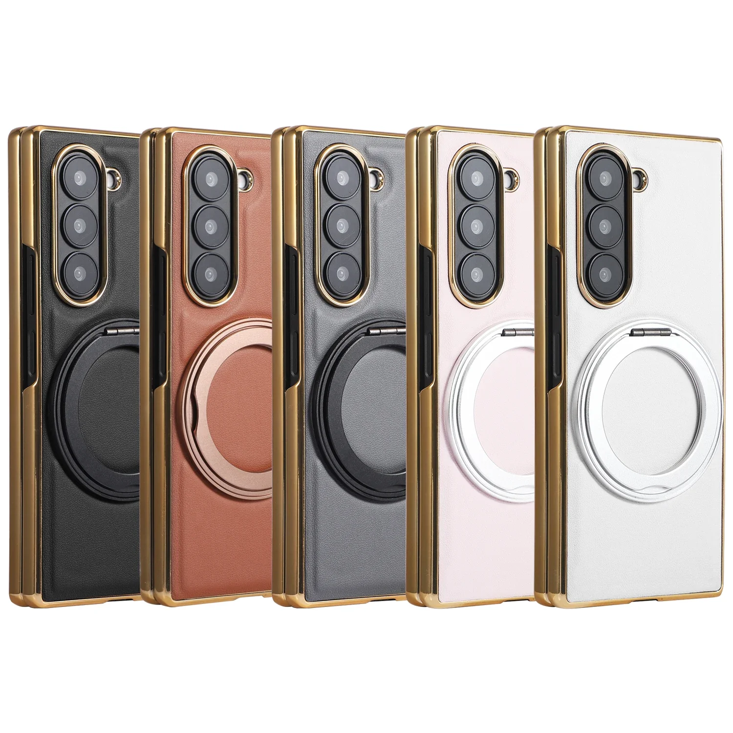Skin-Friendly For Samsung Galaxy Z Fold 6 5 4 Magsafe Case Luxury Matte Leather Magnetic Wireless Charging Rotating Bracket Case
Skin-Friendly For Samsung Galaxy Z Fold 6 5 4 Magsafe Case Luxury Matte Leather Magnetic Wireless Charging Rotating Bracket Case