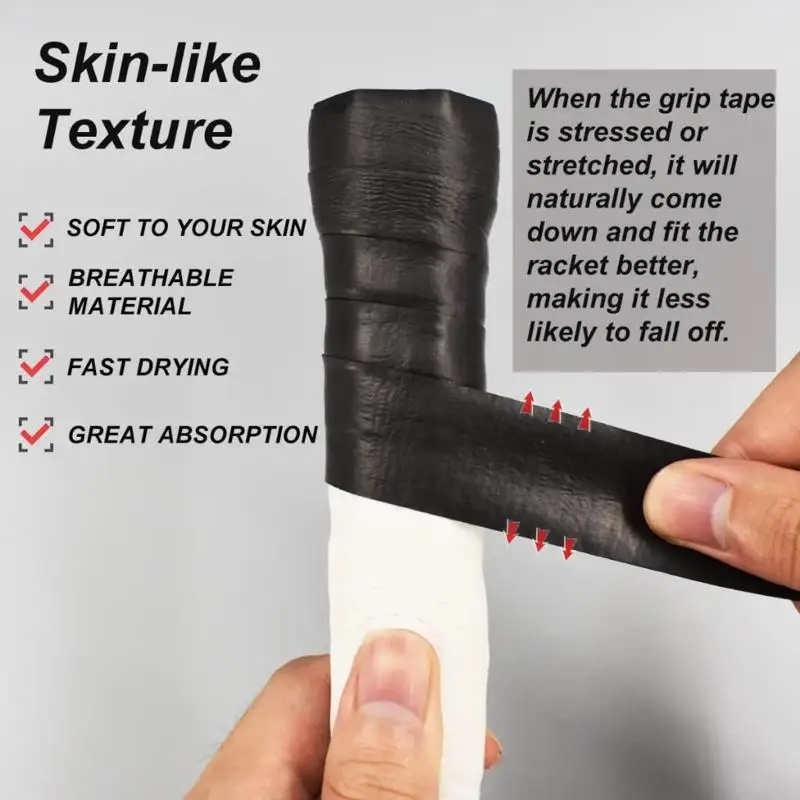 Wholesale 12Pcs Racket Grip Tape For Badminton/Sweat-Absorbent Tennis Badminton Racket Grip Tape Overgrips
Wholesale 12Pcs Racket Grip Tape For Badminton/Sweat-Absorbent Tennis Badminton Racket Grip Tape Overgrips