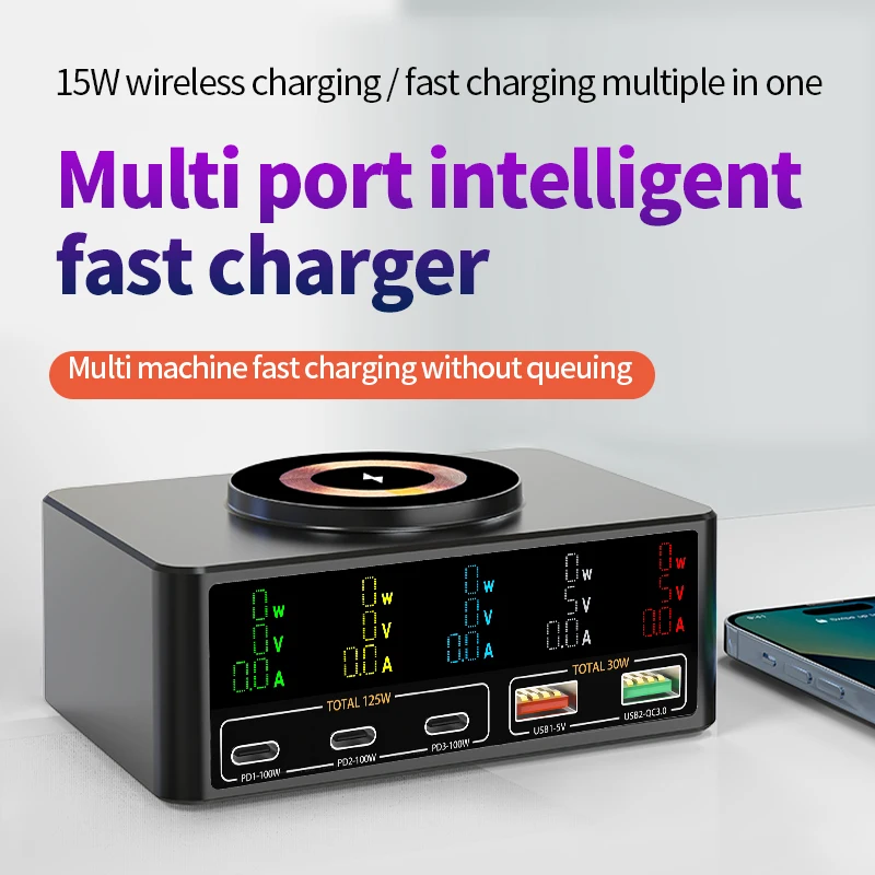 Магнитная беспроводная зарядка 140 Вт GaN USB C Зарядное устройство PD 100 Вт USB Type-C QC3.0 Настольная быстрая зарядка для планшета Mackook iPhone Samsung
Магнитная беспроводная зарядка 140 Вт GaN USB C Зарядное устройство PD 100 Вт USB Type-C QC3.0 Настольная быстрая зарядка для планшета Mackook iPhone Samsung