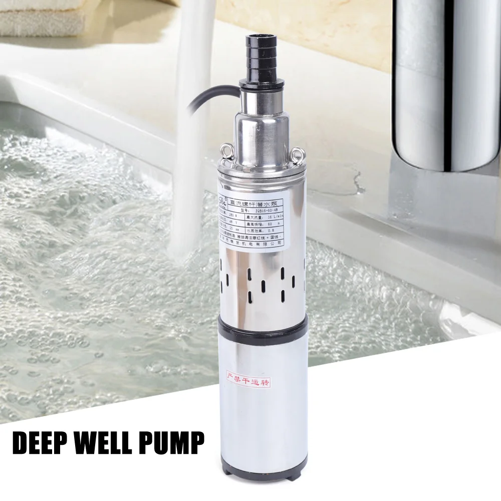 Солнечный глубокий водяной насос 280 Вт, погружной насос постоянного тока 48 В с высоким подъемом, водяной насос из нержавеющей стали 196 футов для орошения фермы в доме
Солнечный глубокий водяной насос 280 Вт, погружной насос постоянного тока 48 В с высоким подъемом, водяной насос из нержавеющей стали 196 футов для орошения фермы в доме