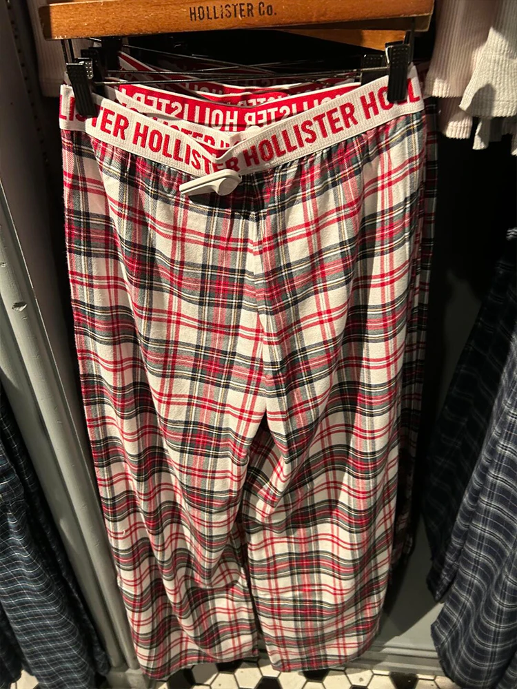Red Plaid High Waist Loose Women's Spwear Pants Summer New Sle Retro Walk Home Clothes Long Pants Korean Sle Home Clothes
Red Plaid High Waist Loose Women's Spwear Pants Summer New Sle Retro Walk Home Clothes Long Pants Korean Sle Home Clothes