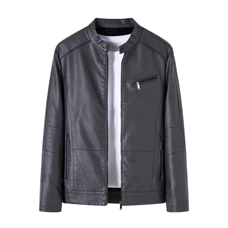 Motorcycle Jacket Spring Fashion Trend Coat Autumn Men's Slim PU Leather Jacket New Korean Slim Fit Casual Men's Leather Jacket
Motorcycle Jacket Spring Fashion Trend Coat Autumn Men's Slim PU Leather Jacket New Korean Slim Fit Casual Men's Leather Jacket