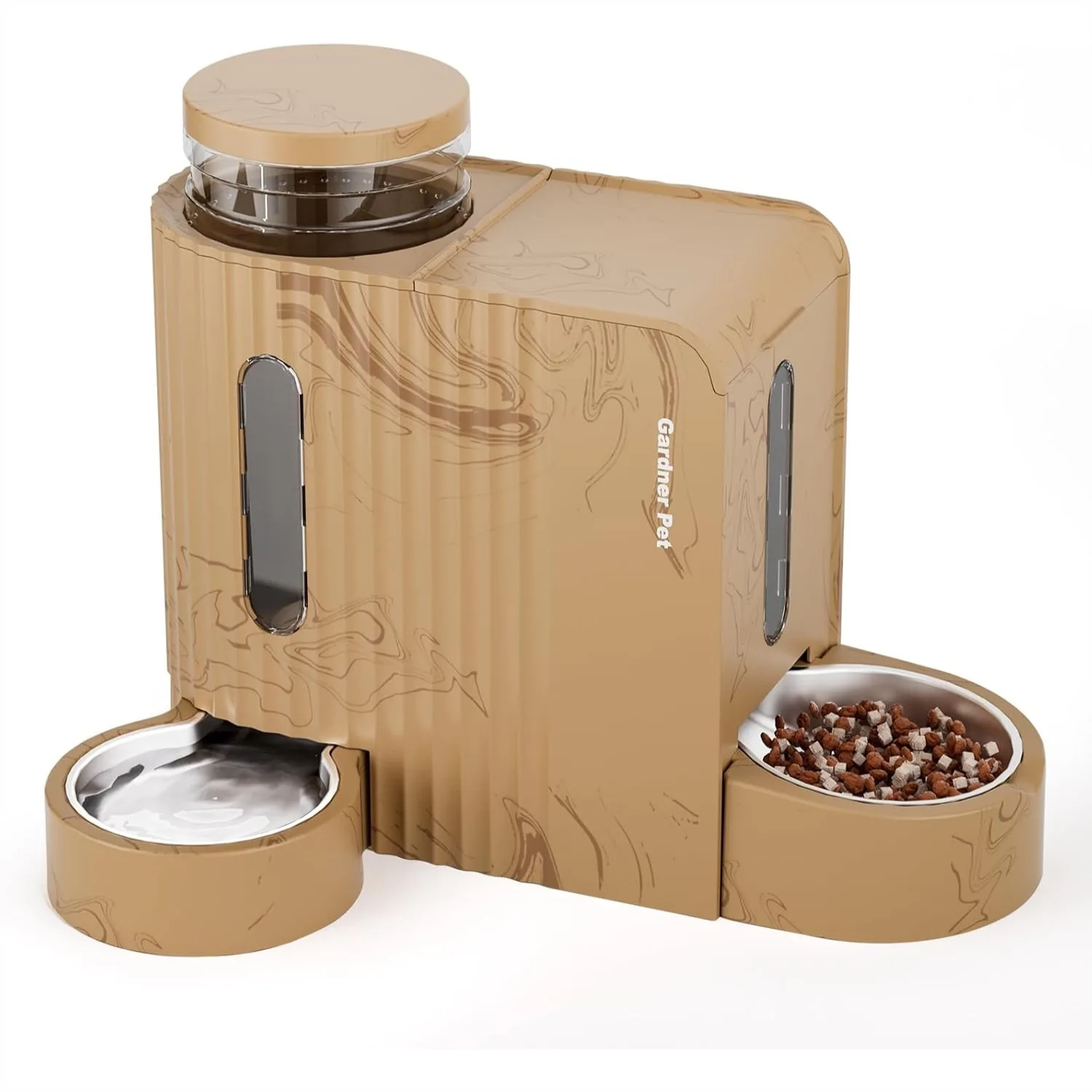 Gravity Automatic 2-in-1 Pet Feeder and Water Dispenser, 0.8 Gal Each, BPA-Free Stainless Steel Bowl for Dogs Cats Rabbits
Gravity Automatic 2-in-1 Pet Feeder and Water Dispenser, 0.8 Gal Each, BPA-Free Stainless Steel Bowl for Dogs Cats Rabbits