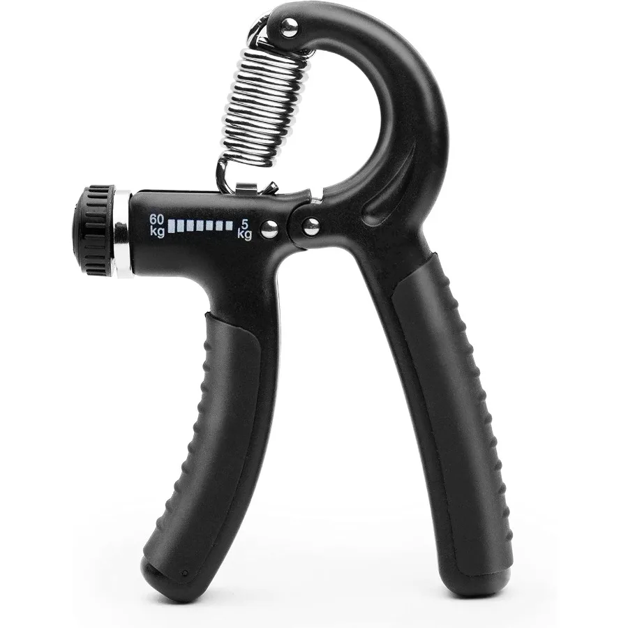 5-60 kg Adjustable Hand Grips Strengthener with Stainless Steel Spring for Strong Wrists Fingers Hands in Black
5-60 kg Adjustable Hand Grips Strengthener with Stainless Steel Spring for Strong Wrists Fingers Hands in Black