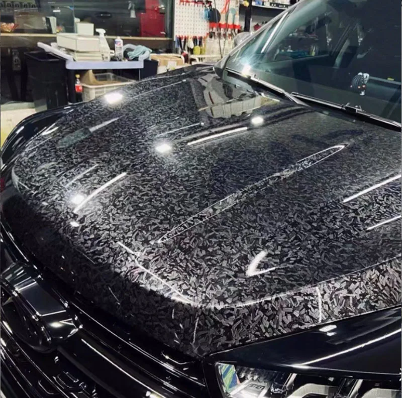 Black Forged Gloss Carbon Fiber Vinyl Wrap Roll Stretchable Decal Sticker Film Sheet Air Release DIY Self Adhesive
Black Forged Gloss Carbon Fiber Vinyl Wrap Roll Stretchable Decal Sticker Film Sheet Air Release DIY Self Adhesive