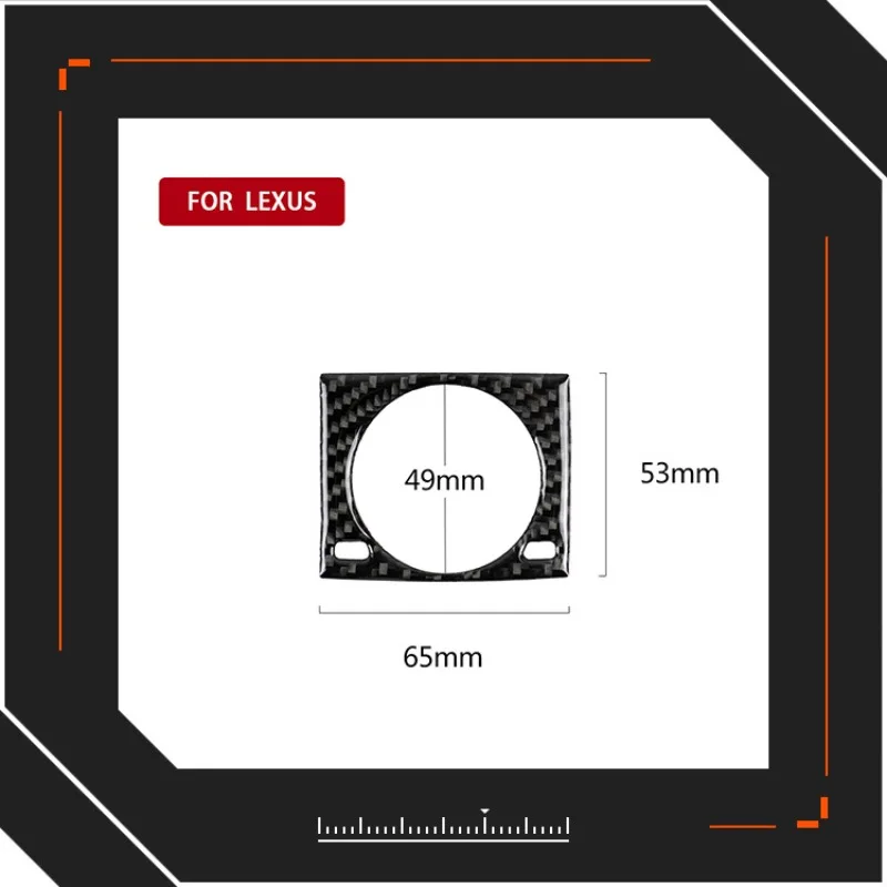 Decorative Stickers Real Carbon Fiber for Lexus IS250 Central Console Clock Sticker Trim Accessories Auto Supplies
Decorative Stickers Real Carbon Fiber for Lexus IS250 Central Console Clock Sticker Trim Accessories Auto Supplies