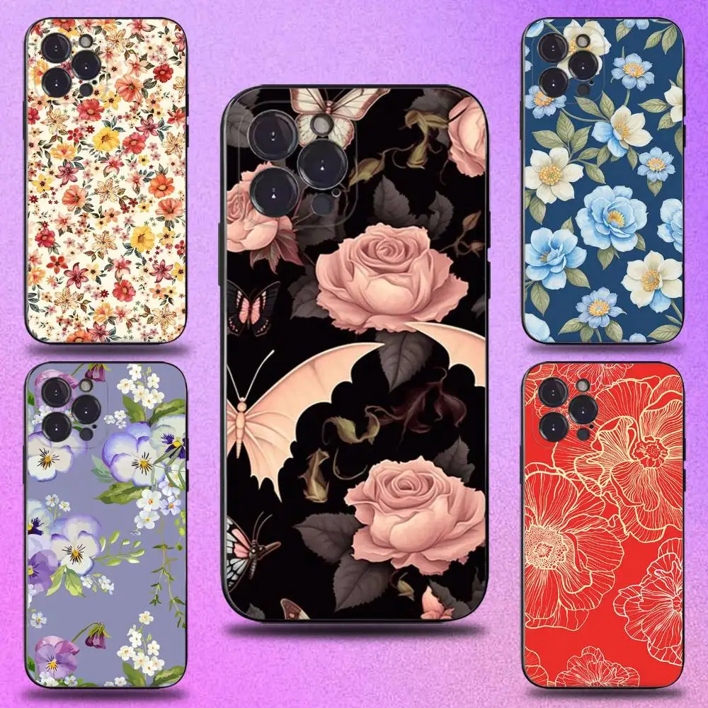 Vintage Flowers Patterns Phone Case For iPhone 16,15,14,13,12,11 Plus,Pro Max,XS,X,XR,SE,Mini,8,7,Soft Silicone Black Cover
Vintage Flowers Patterns Phone Case For iPhone 16,15,14,13,12,11 Plus,Pro Max,XS,X,XR,SE,Mini,8,7,Soft Silicone Black Cover