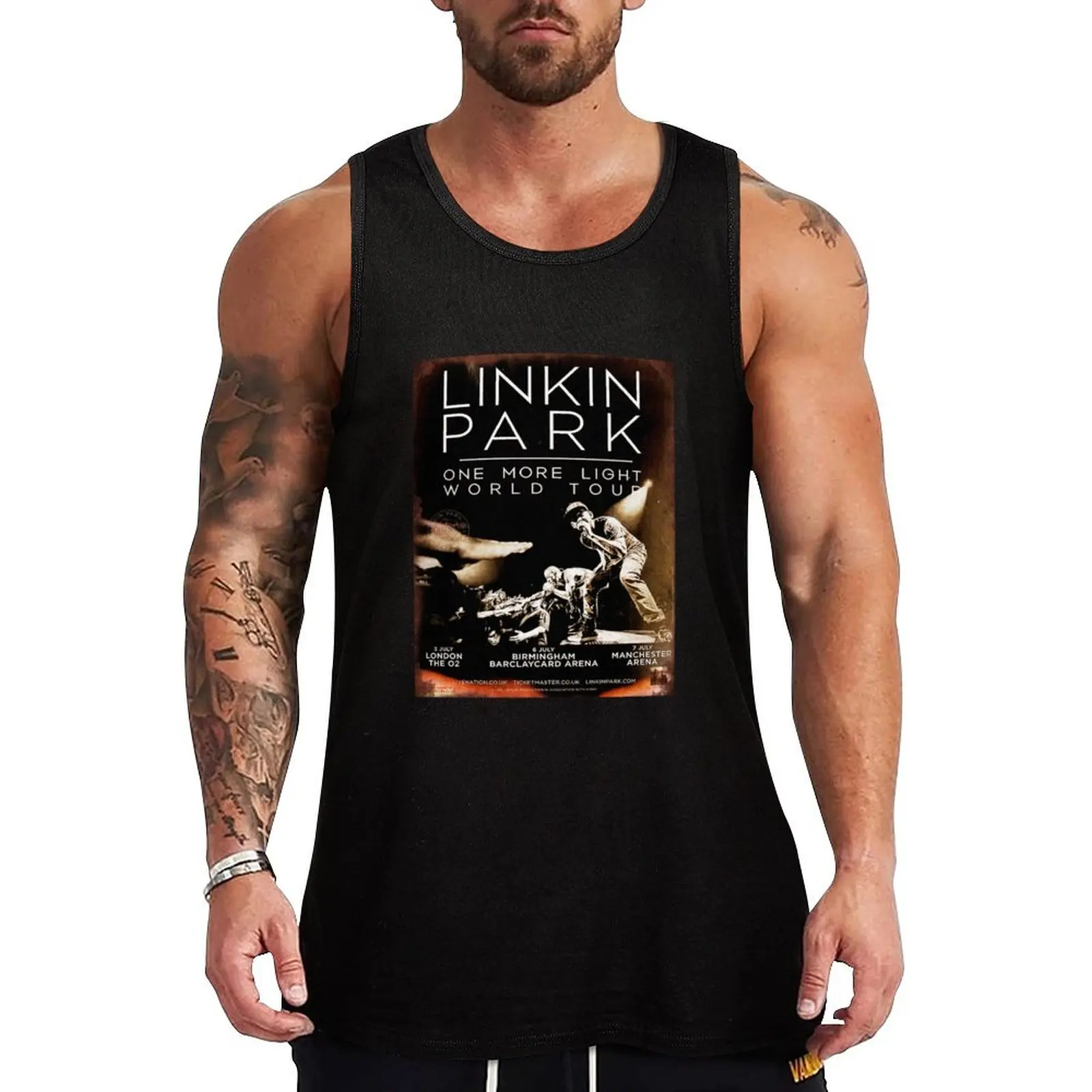 one linkin more Tank Top gym clothes for man Men's gym t-shirt running shirt underwear Top
one linkin more Tank Top gym clothes for man Men's gym t-shirt running shirt underwear Top