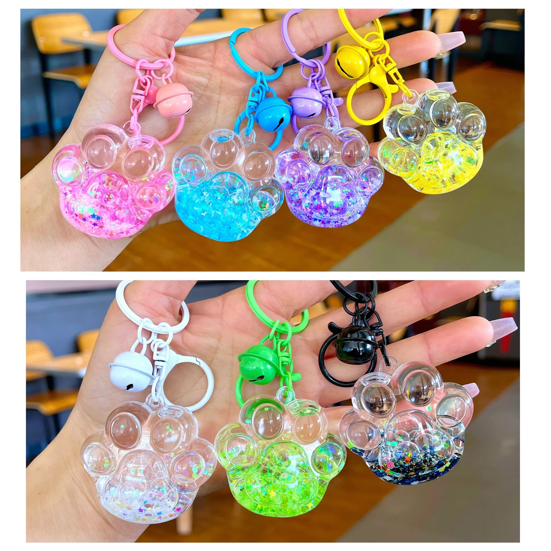Kawaii Cat's claw Car Keychain for Women Bag Pendant Cat claw Key Chains original craft Gift Bag accessory Doll For
Kawaii Cat's claw Car Keychain for Women Bag Pendant Cat claw Key Chains original craft Gift Bag accessory Doll For