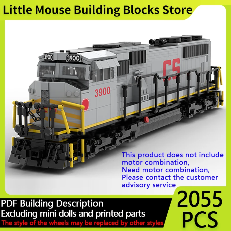City Car Model MOC Building Bricks SD70MAC Diesel Locomotive Train Modular Technology Gifts Holiday Assemble Children Toys Suit
City Car Model MOC Building Bricks SD70MAC Diesel Locomotive Train Modular Technology Gifts Holiday Assemble Children Toys Suit