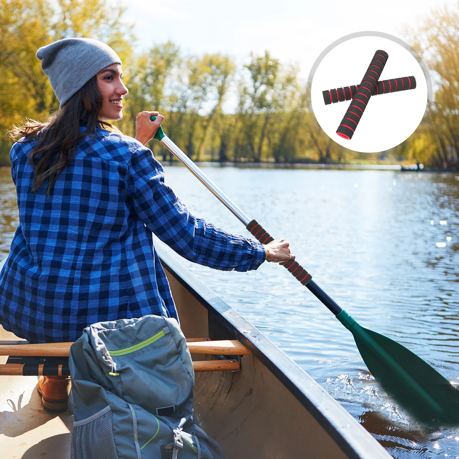 Paddle Grips 22CM Sponge Protective Case For Paddle Rod Handle Covers Kayak Rod Protector Durable Comfortable Boat Accessories
Paddle Grips 22CM Sponge Protective Case For Paddle Rod Handle Covers Kayak Rod Protector Durable Comfortable Boat Accessories