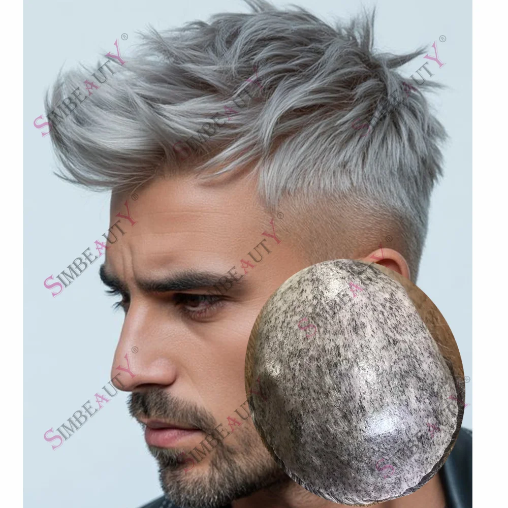 1B50 1B80 Белый Серый Черный Протез для волос для пожилых мужчин, суперпрочный, тонкая полиуретановая основа, парик 30 мм, волнистый/прямой, 100% натуральные человеческие волосы, накладка для волос
1B50 1B80 Белый Серый Черный Протез для волос для пожилых мужчин, суперпрочный, тонкая полиуретановая основа, парик 30 мм, волнистый/прямой, 100% натуральные человеческие волосы, накладка для волос
