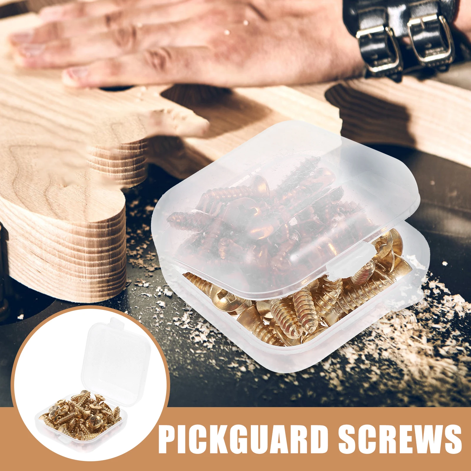 50pcs Golden Guitar Pick Guard Screws Durable Iron For Electric Guitars Basses Box Bass Mounting Screw Packaging
50pcs Golden Guitar Pick Guard Screws Durable Iron For Electric Guitars Basses Box Bass Mounting Screw Packaging