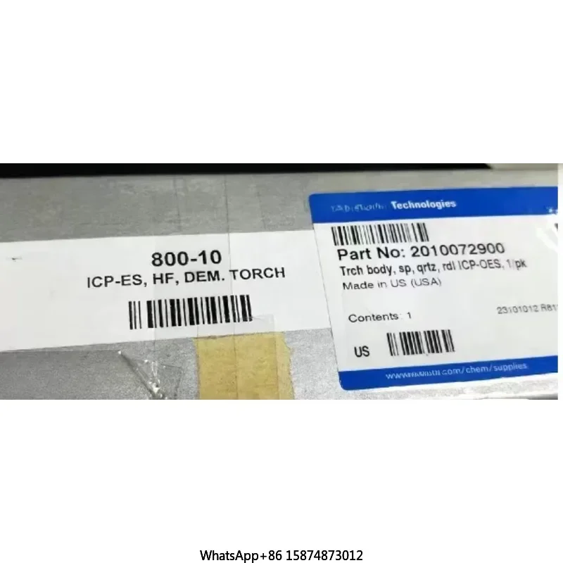 For Agilent 2010072900 Radial Semi-Detachable Torch Icp Torque Tube KS6574EM-25 Original Brand New.
For Agilent 2010072900 Radial Semi-Detachable Torch Icp Torque Tube KS6574EM-25 Original Brand New.
