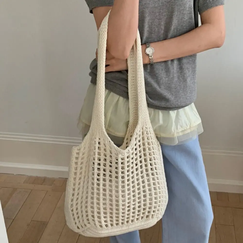 Casual Shoulder Bag Hollowed Out Knitted Bag Large Capacity Storage Bag Crochet Tote Bag Handbag Bohemian Beach Starw Bag Girl
Casual Shoulder Bag Hollowed Out Knitted Bag Large Capacity Storage Bag Crochet Tote Bag Handbag Bohemian Beach Starw Bag Girl