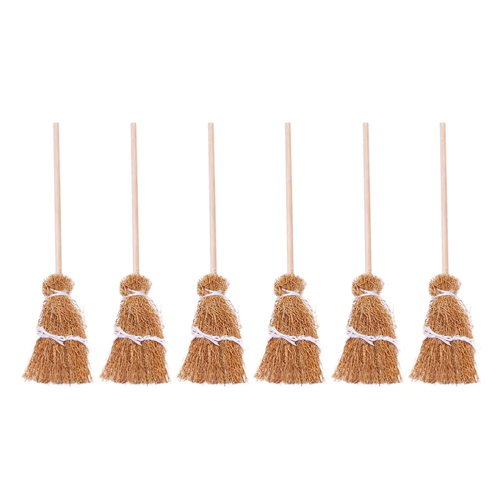 6Pcs Mini House Brooms Lightweight Wood Decorative Cleaning Tools Miniature Scene Decor Mini Broom Ornaments for Small House
6Pcs Mini House Brooms Lightweight Wood Decorative Cleaning Tools Miniature Scene Decor Mini Broom Ornaments for Small House