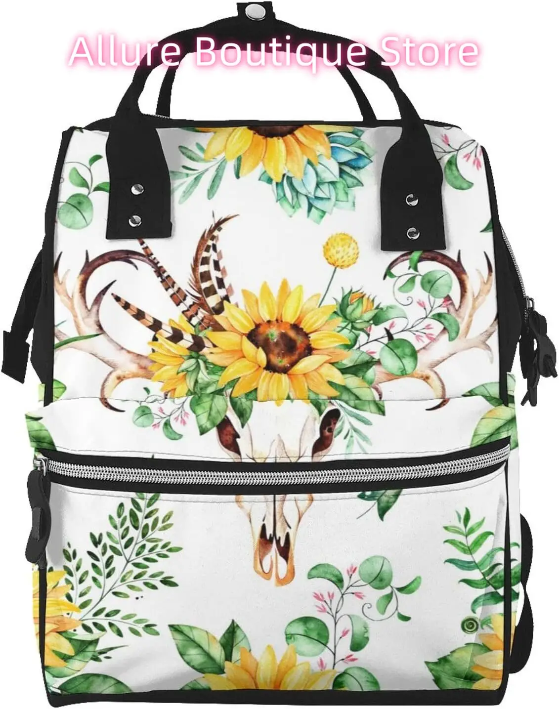 Funny Sunflowers Diaper Bag Backpack for Women Large Capacity Nappy Bag Multifunction Waterproof Mummy Backpacks for Mom Dad Ess
Funny Sunflowers Diaper Bag Backpack for Women Large Capacity Nappy Bag Multifunction Waterproof Mummy Backpacks for Mom Dad Ess