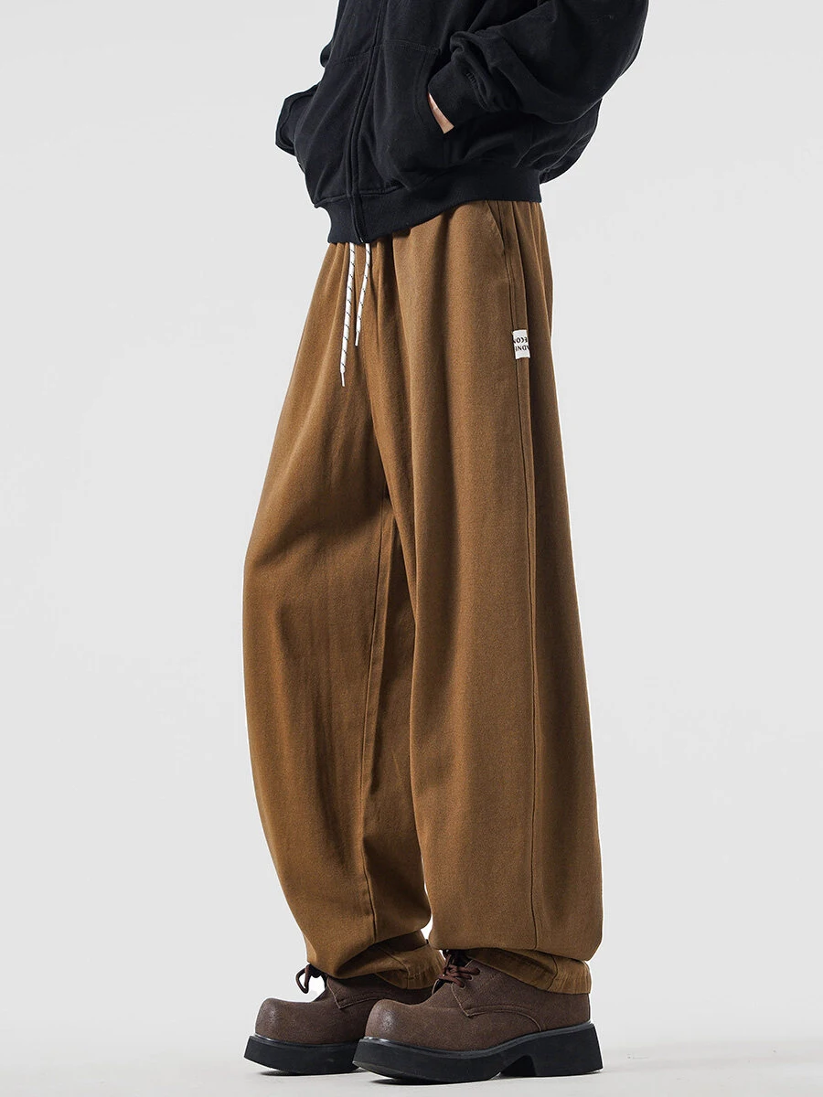 American Sle Brown Workwear Wide Leg Pants Men's Autumn Winter Trendy Straight Loose Long Trousers Retro Casual Pants
American Sle Brown Workwear Wide Leg Pants Men's Autumn Winter Trendy Straight Loose Long Trousers Retro Casual Pants