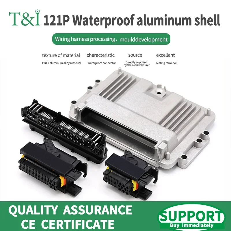 1/5/100 sets 121P ECU electronic control unit control system shell connector circuit board matching Controller Aluminum Box Plug
1/5/100 sets 121P ECU electronic control unit control system shell connector circuit board matching Controller Aluminum Box Plug
