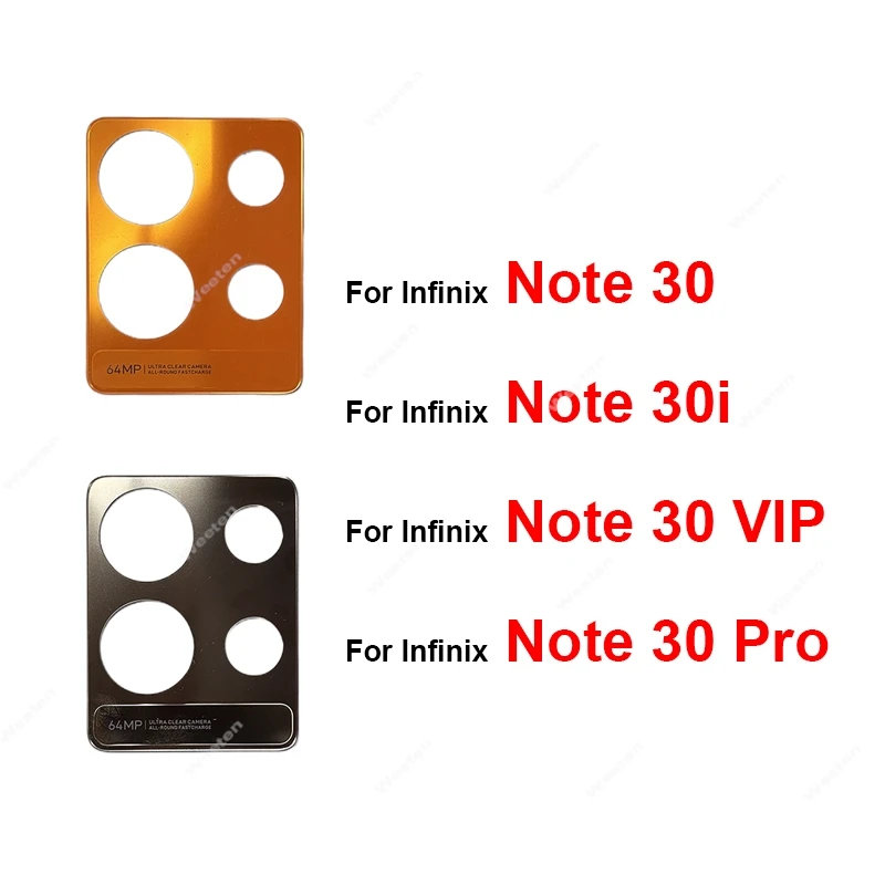 Стеклянный объектив задней камеры для Infinix Note 30 30i VIP, стекло объектива задней камеры с клейкой наклейкой, запасные части для ремонта
Стеклянный объектив задней камеры для Infinix Note 30 30i VIP, стекло объектива задней камеры с клейкой наклейкой, запасные части для ремонта