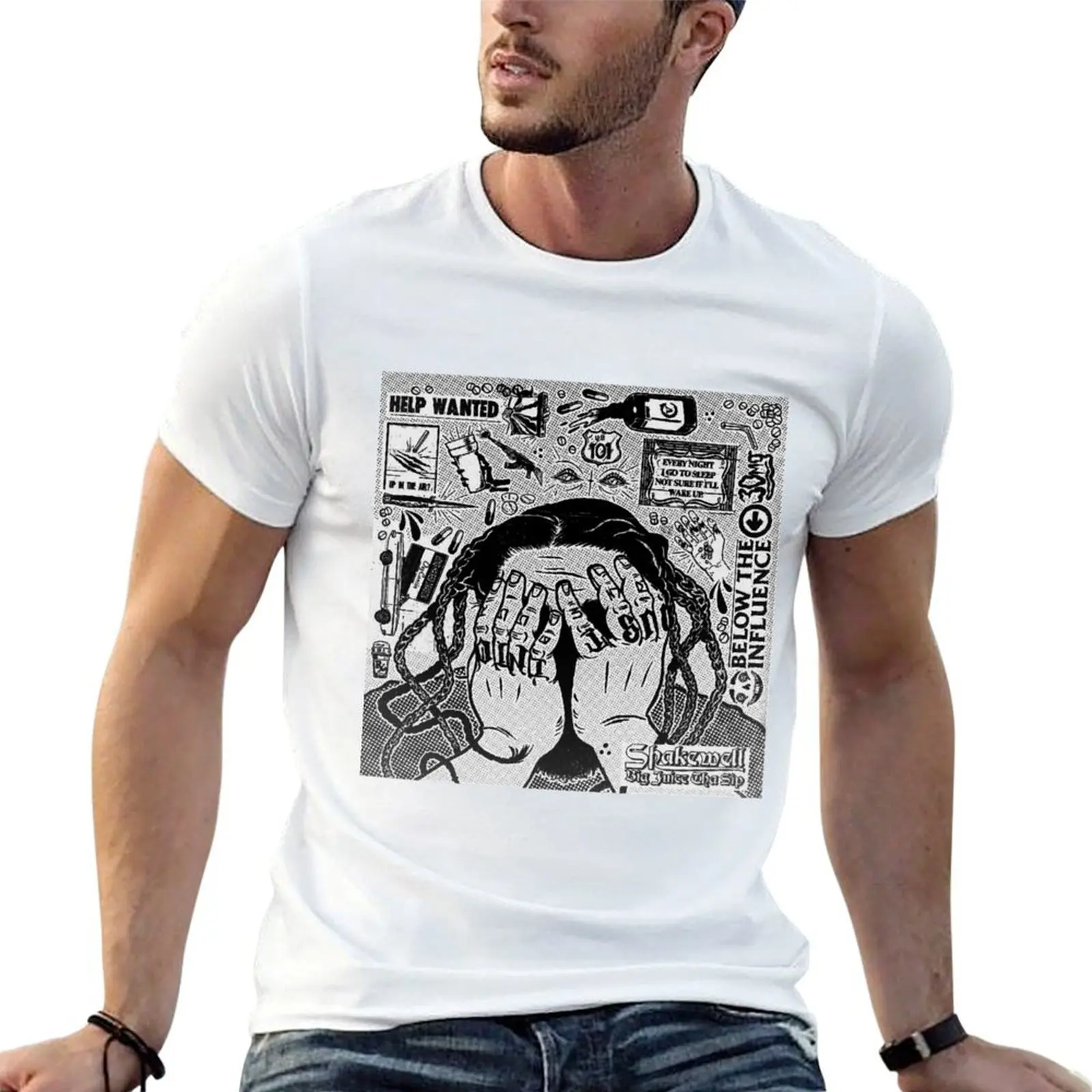 Shakewell album cover T-Shirt t shirt man cotton t shirts designer g man t shirts for men T-shirt
Shakewell album cover T-Shirt t shirt man cotton t shirts designer g man t shirts for men T-shirt
