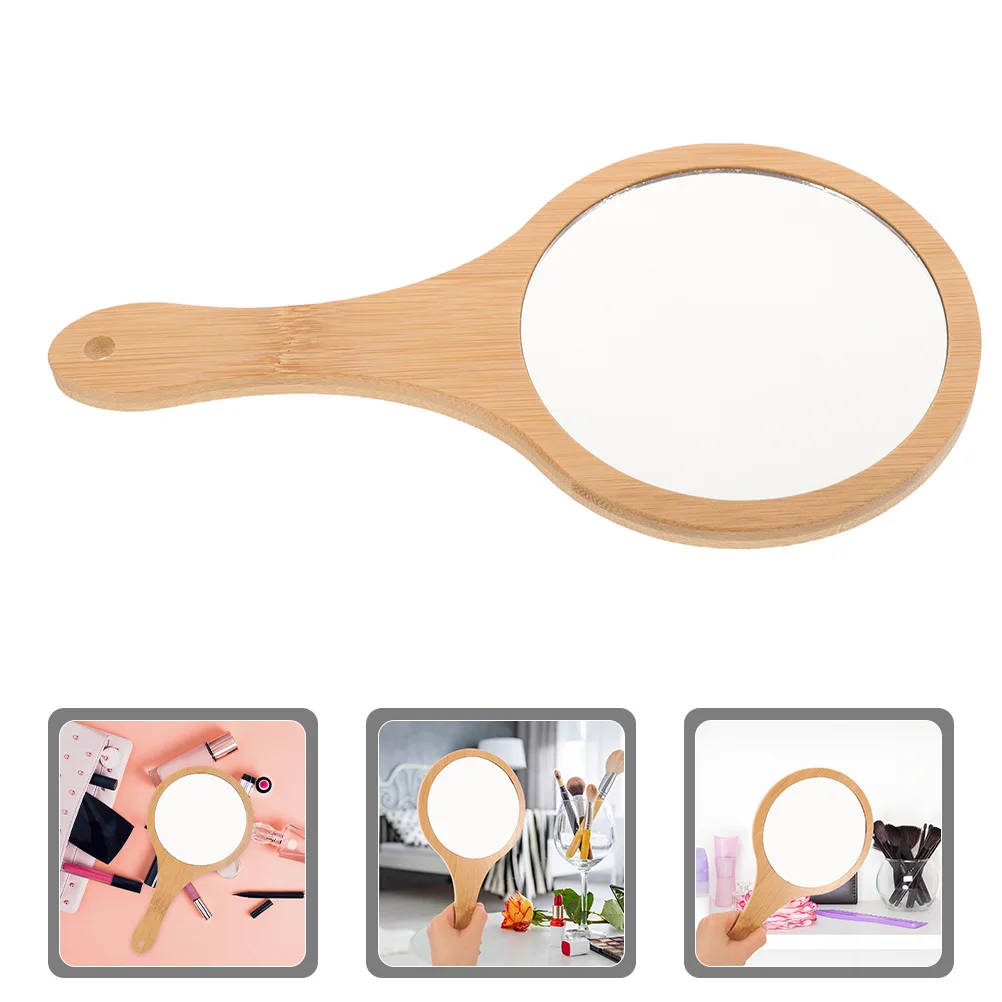 Bamboo Makeup Mirror Small Lightweight Handheld for Women Portable Mirror Vintage Style Personal Grooming Tool
Bamboo Makeup Mirror Small Lightweight Handheld for Women Portable Mirror Vintage Style Personal Grooming Tool