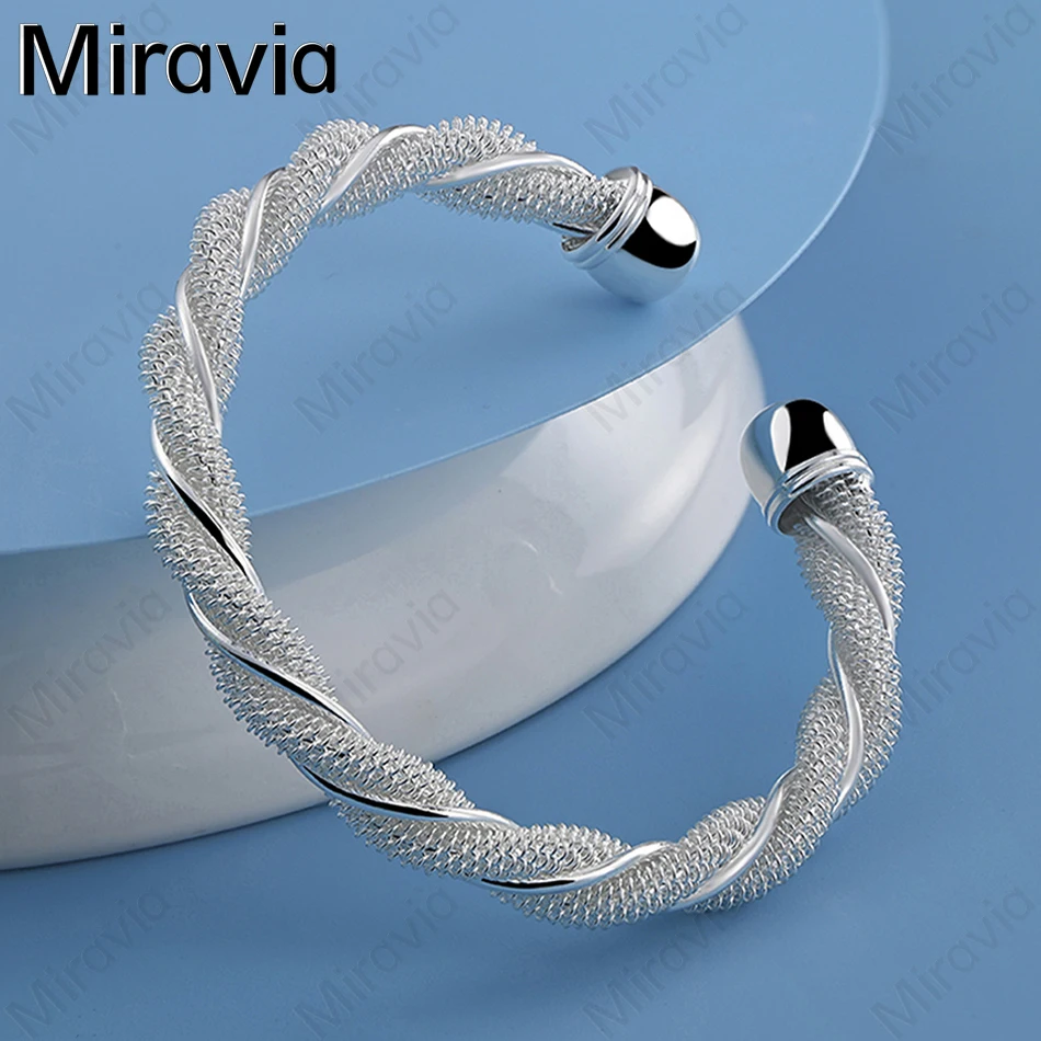 Miravia 925 Sterling Silver Water Ripple Double Twist Braided Opening Bracelet Noble And Versatile Women'S Birthday Gift Jewelry
Miravia 925 Sterling Silver Water Ripple Double Twist Braided Opening Bracelet Noble And Versatile Women'S Birthday Gift Jewelry