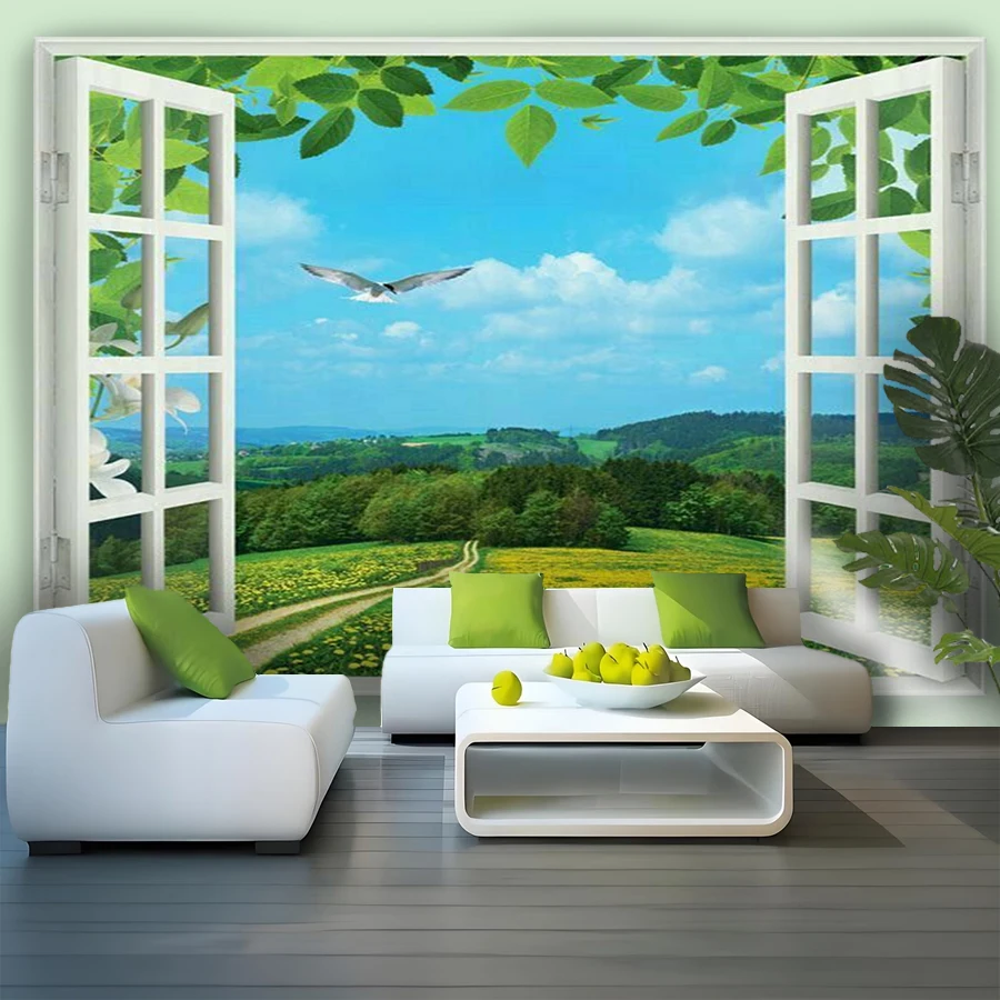 Green Natural Landscape Tapestry 3D Visual Style Soft wall background fabric for living room and bedroom decoration
Green Natural Landscape Tapestry 3D Visual Style Soft wall background fabric for living room and bedroom decoration