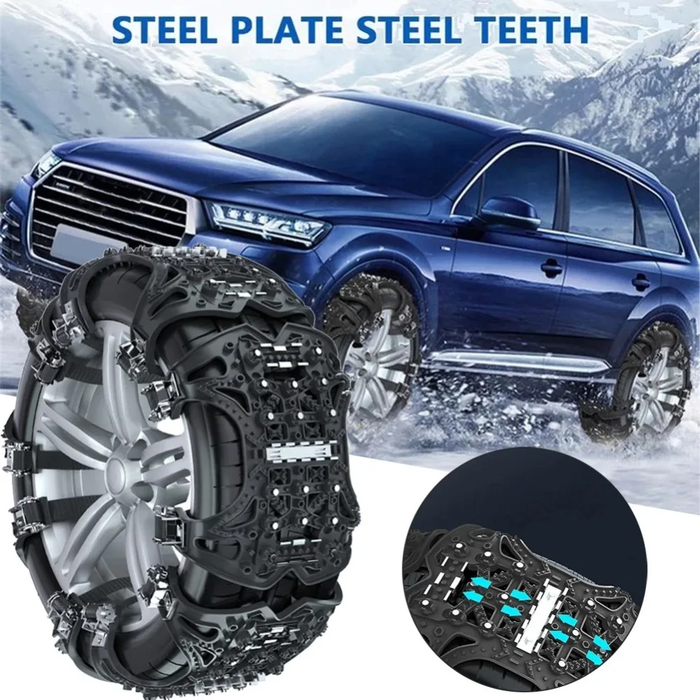 Wear-Resistant Universal Car Safety Chains Winter Tire Security Chains Portable Snow Mud Tire Chains Durable for For SUV
Wear-Resistant Universal Car Safety Chains Winter Tire Security Chains Portable Snow Mud Tire Chains Durable for For SUV