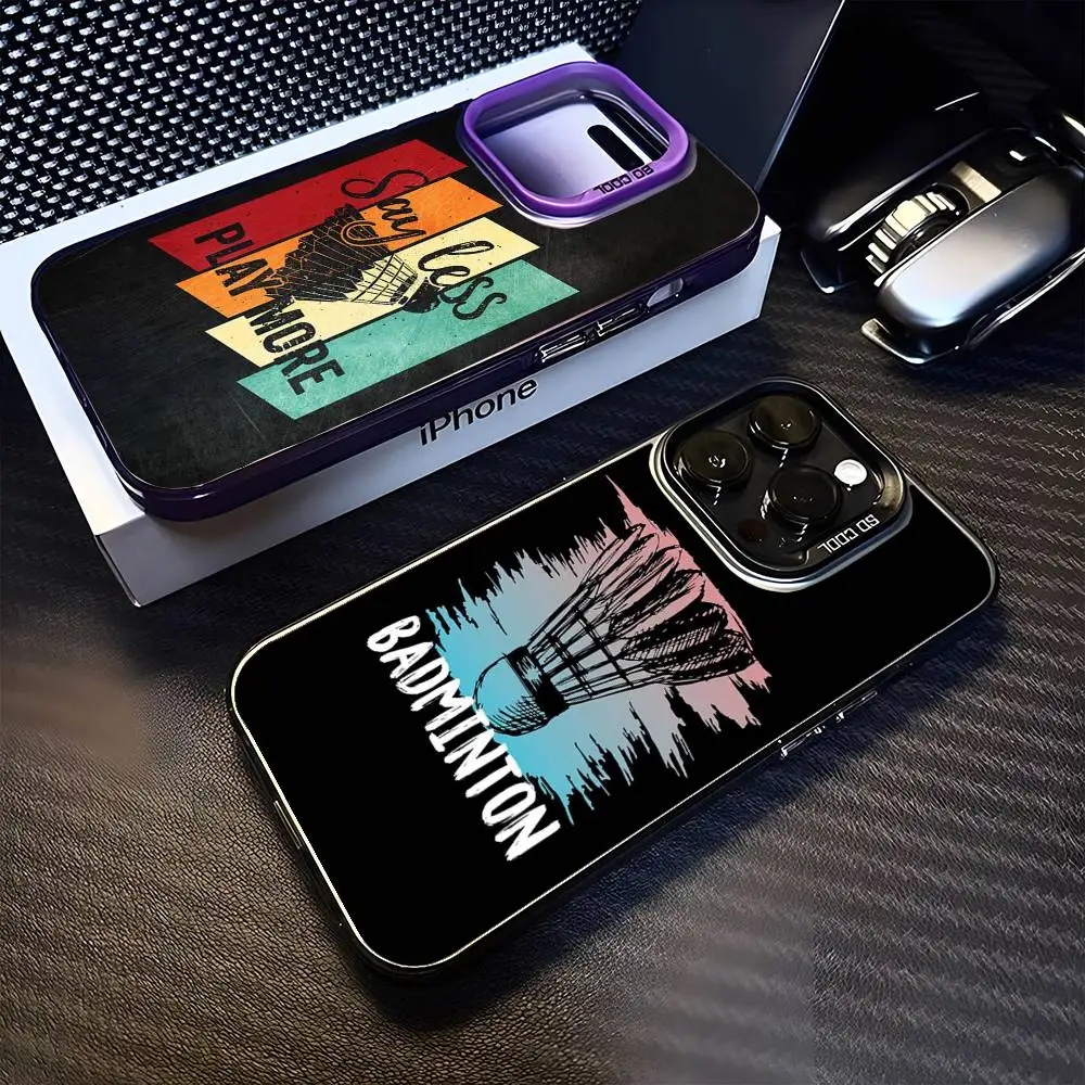 Sport Badminton Phone Case For iPhone 16,15,14,13,12,11,Mini,Pro,MAX Black Matte Shockproof Cover
Sport Badminton Phone Case For iPhone 16,15,14,13,12,11,Mini,Pro,MAX Black Matte Shockproof Cover