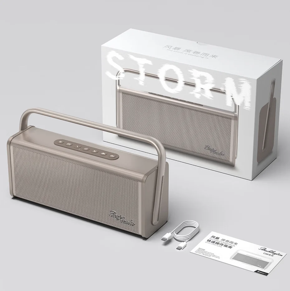 Portable Aluminum Alloy Wireless For USB AUX 30-50W High Sound Quality Low Bass Outdoor Camping Vintage Surround Speaker
Portable Aluminum Alloy Wireless For USB AUX 30-50W High Sound Quality Low Bass Outdoor Camping Vintage Surround Speaker